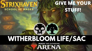 Witherbloom Life/Sac | Strixhaven Standard Bo1| The Synergy Golgari is Looking For!