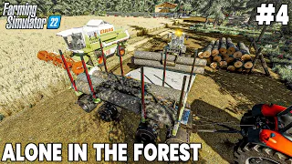 Spent 436.202$ on Farm improvement, First Forest Harvest  - Farming Simulator 22 Timelapse