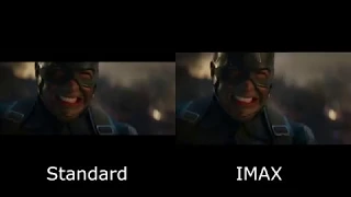 Avengers Endgame Final Trailer - Standard Screen vs IMAX Screen Comparison