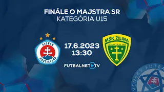 Finále o majstra SR "U15": ŠK Slovan Bratislava - MŠK Žilina