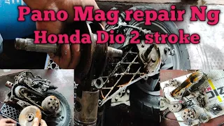 Pano mag repair ng Honda Dio 2 stroke #ARVINEDATV #Hondadio #Hondadio2stroke