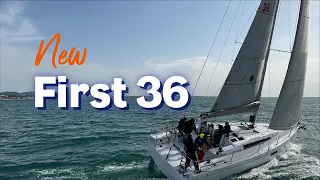 First 36, Discovery and test, with surfs at 17 knots!