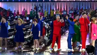 dodgy dancer at the rehearsal opening ceremony glasgow commonwealth games 2014