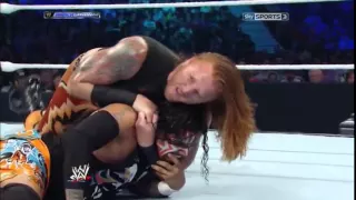 Slater Gator vs The Usos - Smackdown 7/11/14