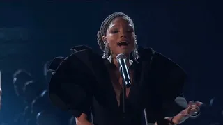 halle bailey serving ariel vocals