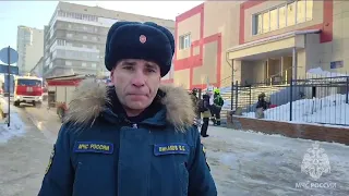 ГУ МЧС Новосибирска: Более 700 учеников и персонал эвакуированы из гимназии после пожара