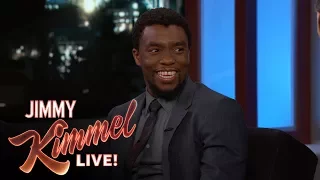 Chadwick Boseman Can't Trust Parents on Movie Sets