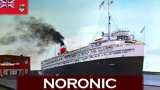 The wreck that destroyed the steamship Noronic