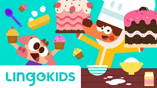 Pat-a-Cake 🎂 🧑‍🍳  Cooking Vocabulary Song for Kids | Lingokids