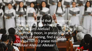 All Creatures of Our God and King With Lyrics (Choir Singing) | Francis of Assisi