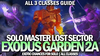 Solo Master Lost Sector Exodus Garden 2A Guide (All 3 Classes) [Destiny 2]