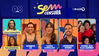 Sem Censura recebe Roberta Sá, Samba Que Elas Querem, Luana Carvalho e Leonardo Bruno