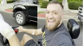 "I have a unbreakable leg now" Conor McGregor in Wheelchair talks comeback, leg, UFC 264 & more