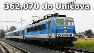 Vláčkaři jsou u toho | 362 070-5 na vlacích do Uničova! (22. 11. 2022)