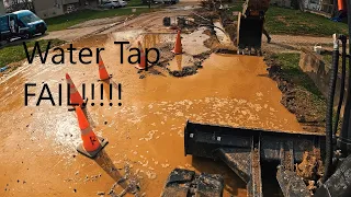 Watermain tapping fail!!! Gearing up for demolition!