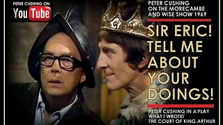 Peter Cushing on Morecambe and Wise - King Arthur Sketch