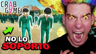 THEDONATO JUEGA CRAB GAME POR PRIMERA VEZ Y CASI ROMPE TODO SU SETUP *PARODIA DEL JUEGO DEL CALAMAR*