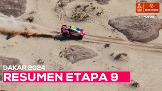Sainz conserva 20 minutos a falta de tres días - Resumen Etapa 9 Dakar 2024 | SoyMotor.com