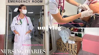 NURSING DIARIES: life of a student nurse & a content creator, uni vlog
