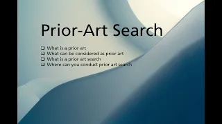 Prior Art Search and its Importance