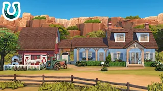 Cute Family Ranch 🐴 || The Sims 4 Horse Ranch: Speed Build