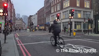 Two Delivery Riders Jumping Red Light.