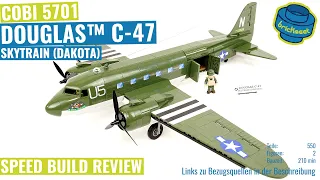 COBI 5701 Douglas™ C-47 Skytrain (Dakota) D-Day Edition - Speed Build Review