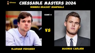 Vladimir Fedoseev vs Magnus Carlsen! Chessable Masters 2024