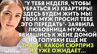 У тебя неделя, чтобы убраться из квартиры! Твой муж просил это передать - заявила жене любовница...