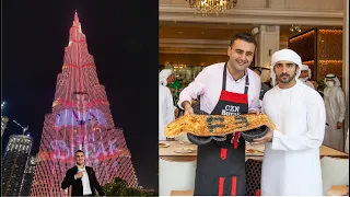 Famous Turkish chef, Burak Özdemir With Dubai Prensi H.H Hamdan Bin Mohammed Al Maktoum | Fazza