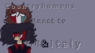 ||°РУС/ENG°||°Countryhumans React To «Germany(T.Empire) & Italy»°||