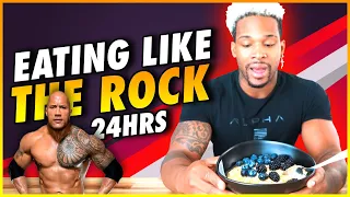 I TRIED DWAYNE "THE ROCK" JOHNSON CLEAN DIET FOR 24 HOURS