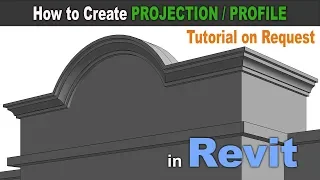 Revit Tutorial for Beginners | Tips and Tricks | Model a Wall Sweep in Revit.