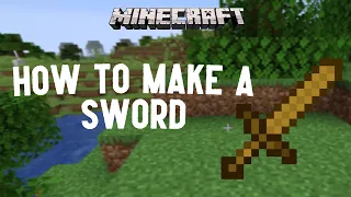 Minecraft | How To Make A Wooden Sword In Survival Mode | PSGamerz