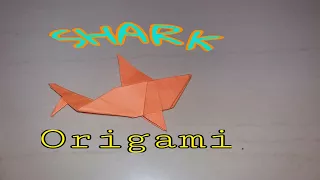 Bukan baby shark, tapi origami shark