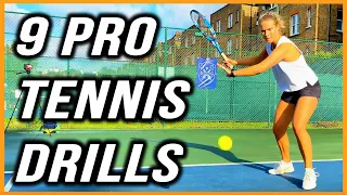 High Intensity Tennis Drills for Advanced Players | High Performance Tennis Drills | Supreme Tennis