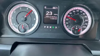 2019 Dodge Ram Classic 1500 5.7L V8 acceleration 10-105mph