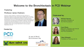 Webinar:  Bronchiectasis in PCD from July 25, 2023