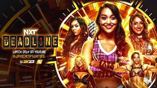 WWE 2K23 Universe - NXT Deadline 2023 Full Show