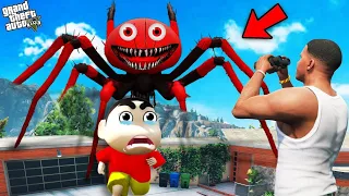 GTA 5 !! SHINCHAN & FRANKLIN FOUND MOST SCARY MONSTER IN THE NIGHT LOS SANTOS IN GTA 5 TAMIL