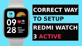 Redmi Watch 3 Active Setup on Android