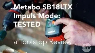 Metabo SB18LTX Comb-Drill Impuls Mode - a Toolstop REVIEW