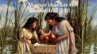 A Mother that Let Go- Exodus 1:22-2:10