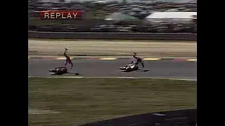 1990 WGP 500cc Doohan and Chili's crash