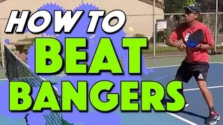 How to Beat Bangers | Defending against hard hitters in pickleball