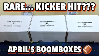 LOTS OF SWEET PULLS!🔥 | Opening April's Elite, Platinum, & Mid-End Football Boomboxes