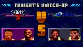 NBA Jam XXX PROTOTYPE SNES Playthrough - Chicago Bulls vs Dallas Mavericks