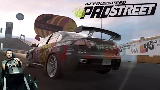 Навалил на тачке Короля Рё Ватанабе - Evo 10 Need for Speed: ProStreet на руле Fanatec CSL Elite PS4