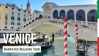 VENICE 🇮🇹 (Part 1) | 4K Narrated Walking Tour | Let's Walk 2023