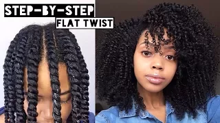 How To | Flat Twist Out  on Natural Hair | Cool Calm Curly